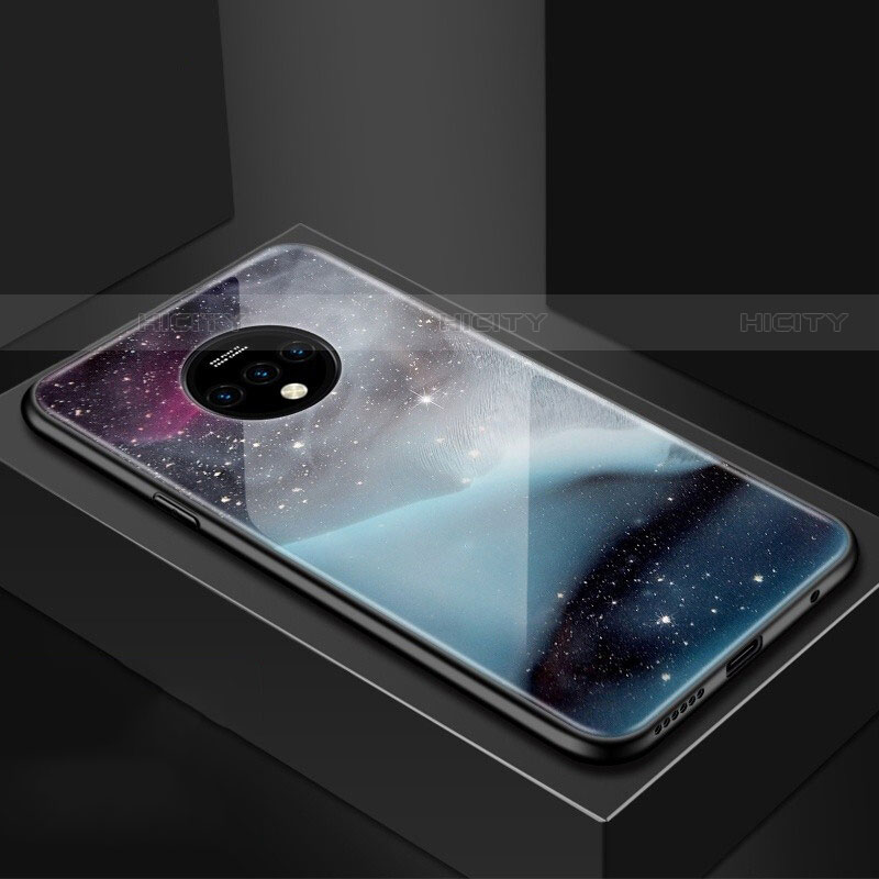 Funda Bumper Silicona Gel Espejo Estrellado Carcasa para OnePlus 7T