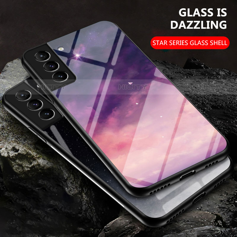 Funda Bumper Silicona Gel Espejo Estrellado Carcasa para Samsung Galaxy S21 Plus 5G
