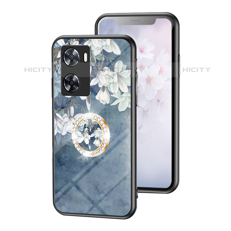 Funda Bumper Silicona Gel Espejo Flores Carcasa S01 para OnePlus Nord N20 SE