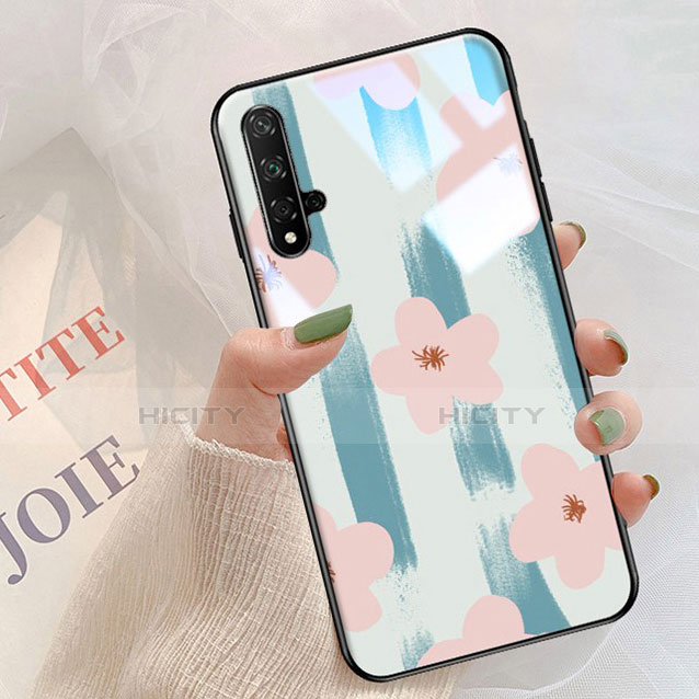 Funda Bumper Silicona Gel Espejo Patron de Moda Carcasa D01 para Huawei Honor 20