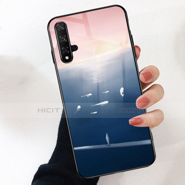 Funda Bumper Silicona Gel Espejo Patron de Moda Carcasa D01 para Huawei Honor 20S