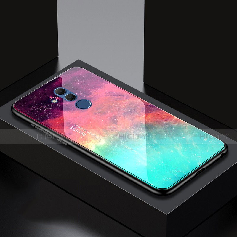 Funda Bumper Silicona Gel Espejo Patron de Moda Carcasa H04 para Huawei Mate 20 Lite Multicolor