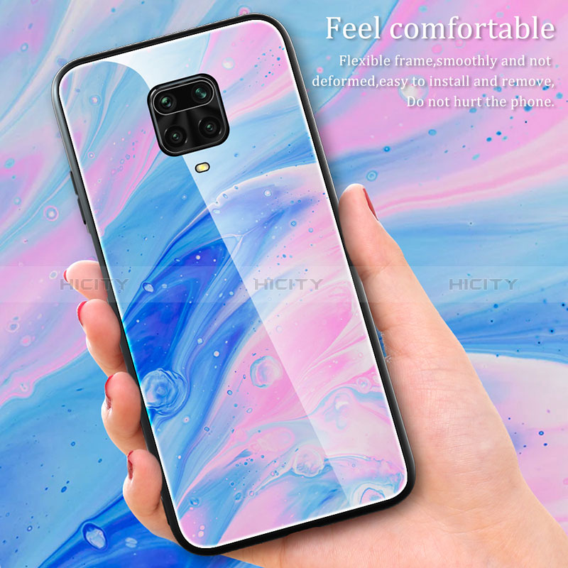 Funda Bumper Silicona Gel Espejo Patron de Moda Carcasa JM1 para Xiaomi Redmi Note 9 Pro