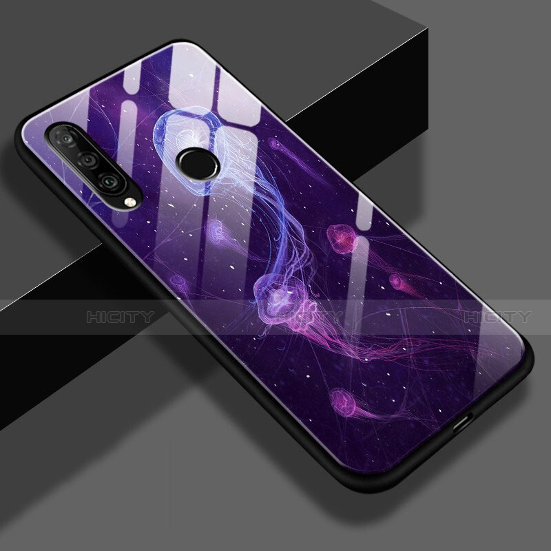 Funda Bumper Silicona Gel Espejo Patron de Moda Carcasa K01 para Huawei P30 Lite New Edition