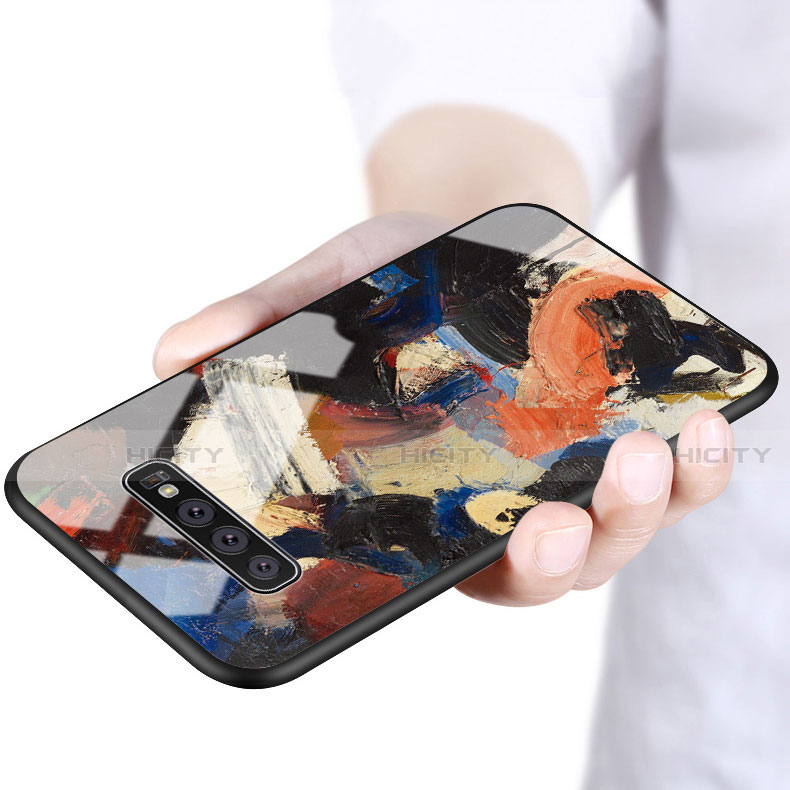 Funda Bumper Silicona Gel Espejo Patron de Moda Carcasa K03 para Samsung Galaxy S10 5G