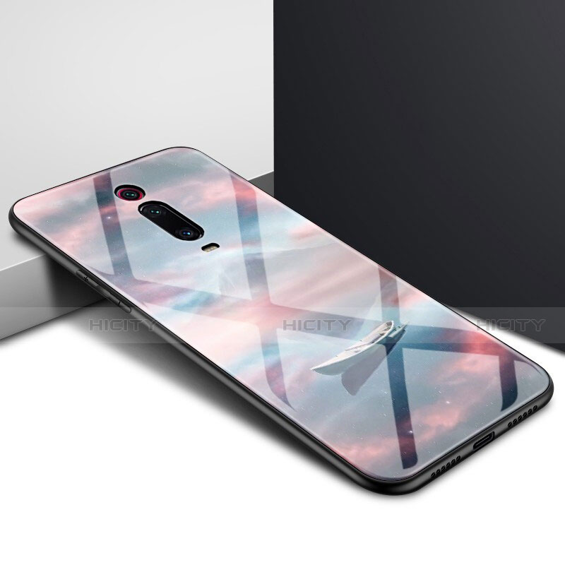 Funda Bumper Silicona Gel Espejo Patron de Moda Carcasa K04 para Xiaomi Mi 9T Pro