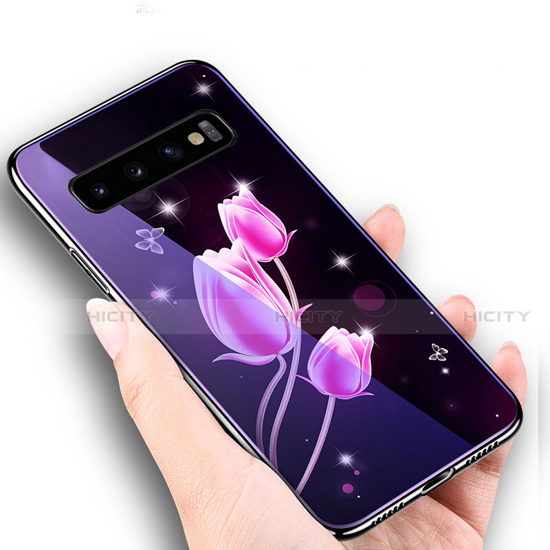 Funda Bumper Silicona Gel Espejo Patron de Moda Carcasa K05 para Samsung Galaxy S10 5G