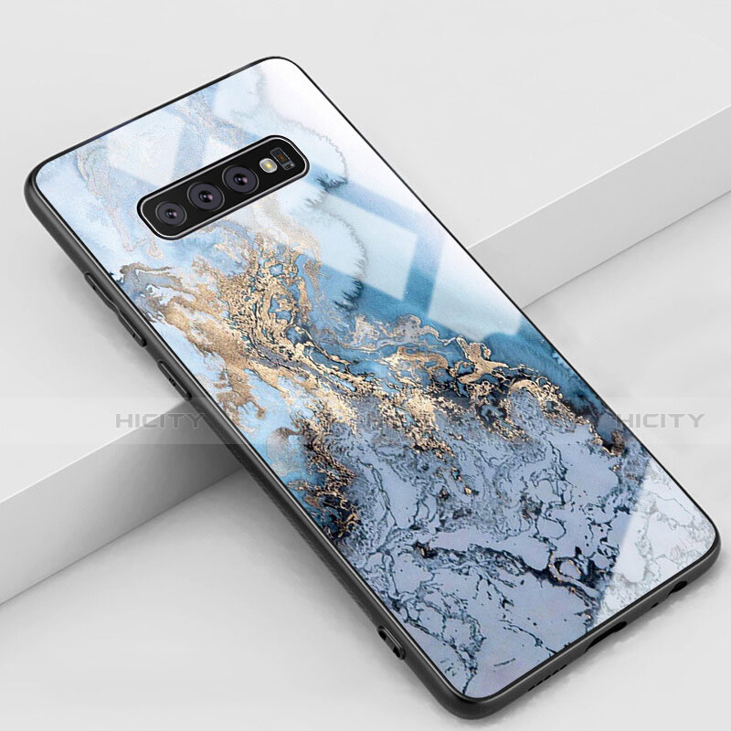 Funda Bumper Silicona Gel Espejo Patron de Moda Carcasa K06 para Samsung Galaxy S10