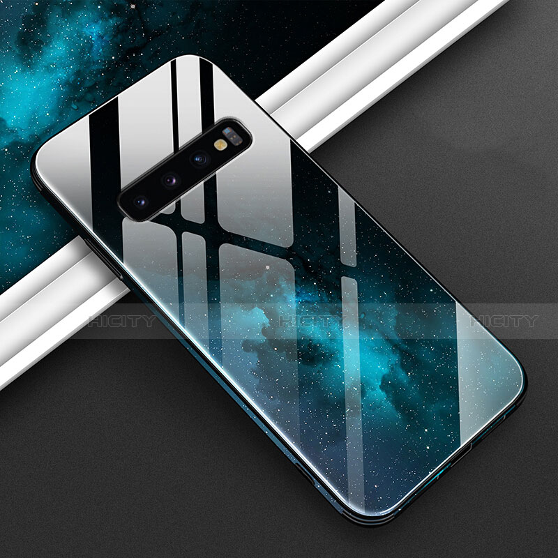 Funda Bumper Silicona Gel Espejo Patron de Moda Carcasa K06 para Samsung Galaxy S10 5G