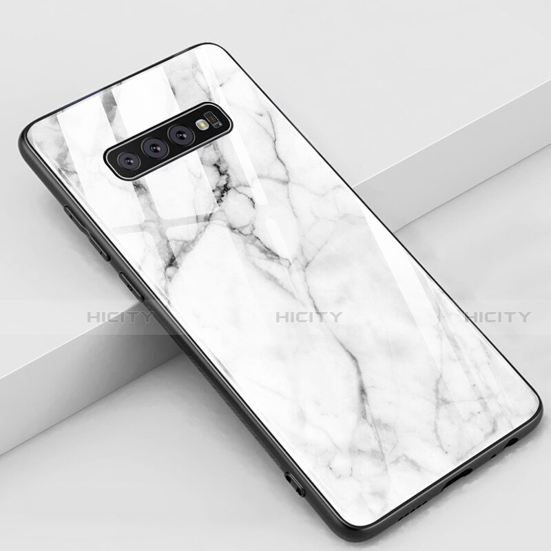 Funda Bumper Silicona Gel Espejo Patron de Moda Carcasa K10 para Samsung Galaxy S10 5G