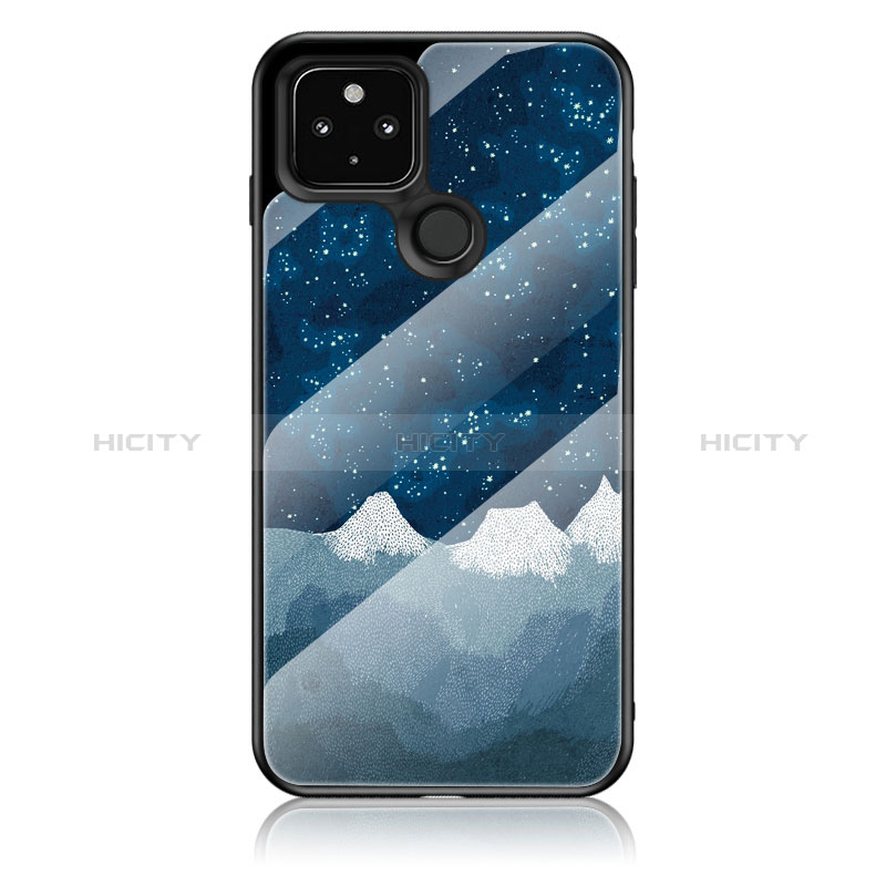 Funda Bumper Silicona Gel Espejo Patron de Moda Carcasa LS1 para Google Pixel 5