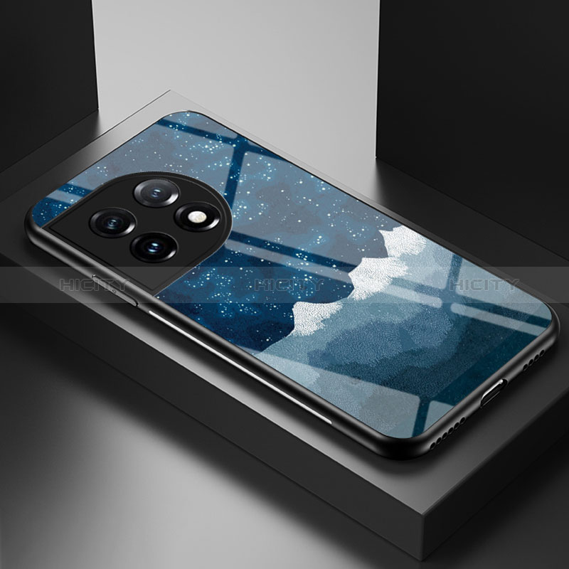 Funda Bumper Silicona Gel Espejo Patron de Moda Carcasa LS1 para OnePlus 11 5G