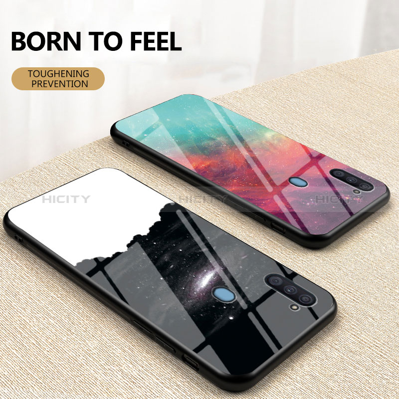 Funda Bumper Silicona Gel Espejo Patron de Moda Carcasa LS1 para Samsung Galaxy A11