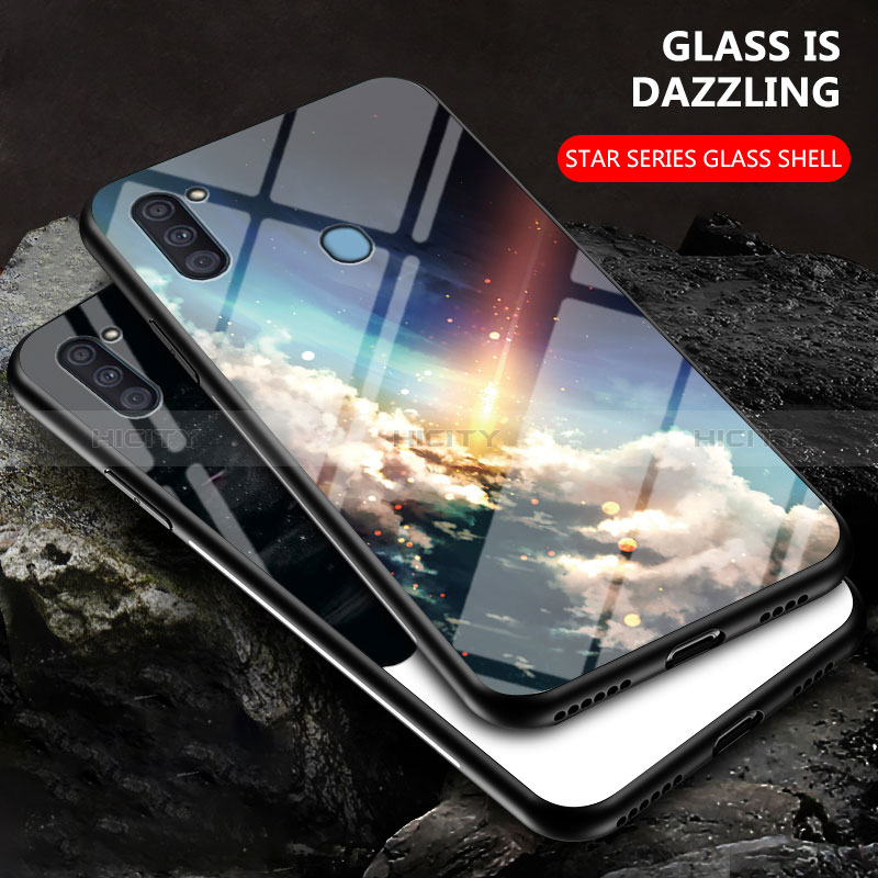 Funda Bumper Silicona Gel Espejo Patron de Moda Carcasa LS1 para Samsung Galaxy A11