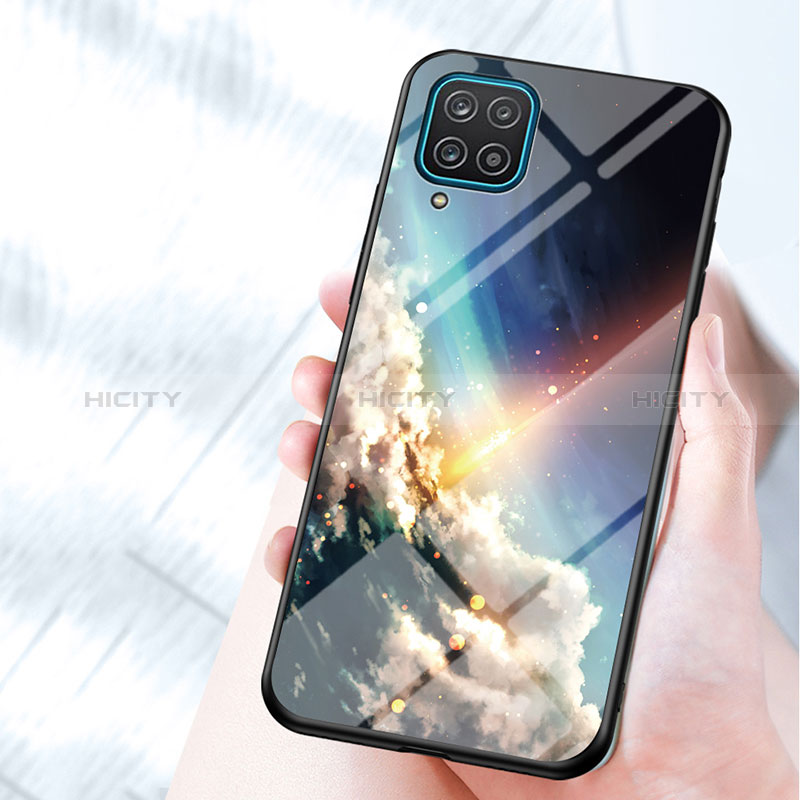 Funda Bumper Silicona Gel Espejo Patron de Moda Carcasa LS1 para Samsung Galaxy A12