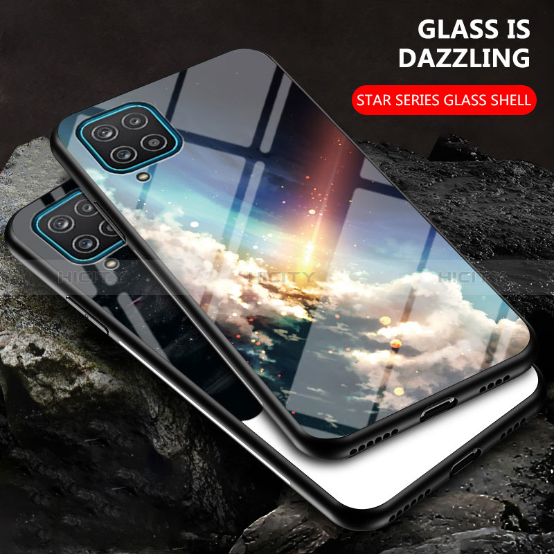 Funda Bumper Silicona Gel Espejo Patron de Moda Carcasa LS1 para Samsung Galaxy A12 Nacho