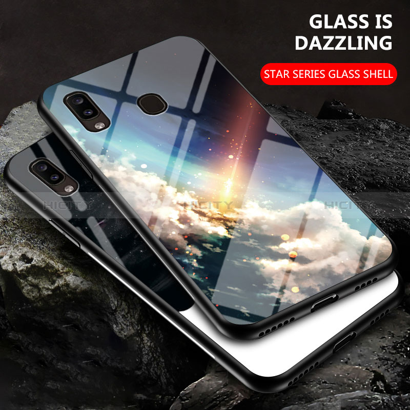 Funda Bumper Silicona Gel Espejo Patron de Moda Carcasa LS1 para Samsung Galaxy A20e