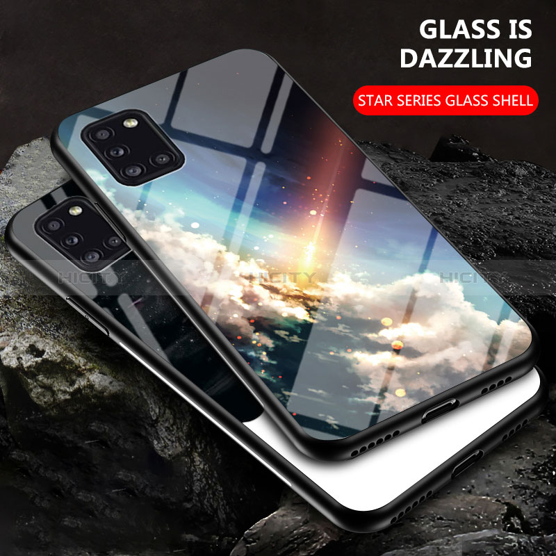 Funda Bumper Silicona Gel Espejo Patron de Moda Carcasa LS1 para Samsung Galaxy A31