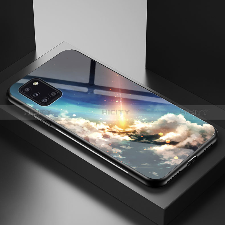 Funda Bumper Silicona Gel Espejo Patron de Moda Carcasa LS1 para Samsung Galaxy A31