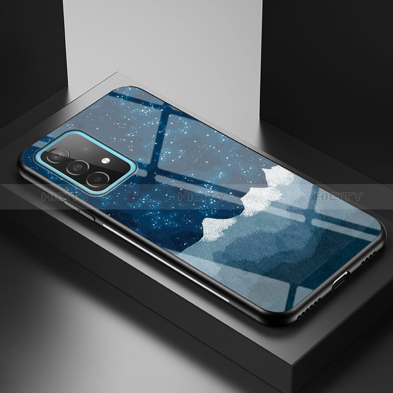 Funda Bumper Silicona Gel Espejo Patron de Moda Carcasa LS1 para Samsung Galaxy A52s 5G