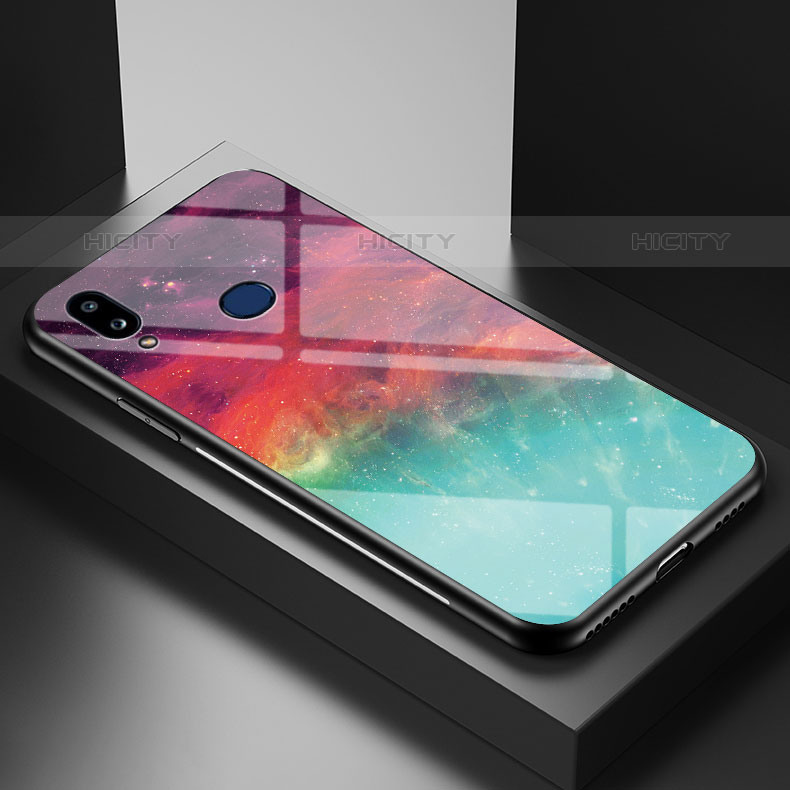 Funda Bumper Silicona Gel Espejo Patron de Moda Carcasa LS1 para Samsung Galaxy M01s