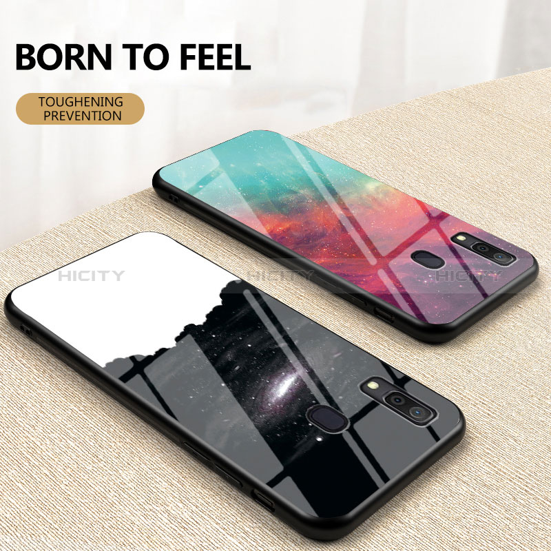 Funda Bumper Silicona Gel Espejo Patron de Moda Carcasa LS1 para Samsung Galaxy M10S