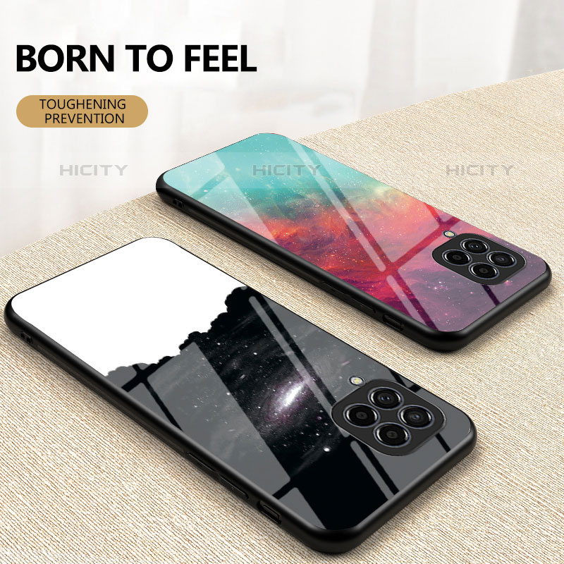 Funda Bumper Silicona Gel Espejo Patron de Moda Carcasa LS1 para Samsung Galaxy M53 5G