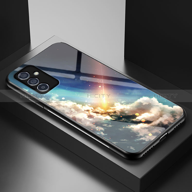 Funda Bumper Silicona Gel Espejo Patron de Moda Carcasa LS1 para Samsung Galaxy Quantum2 5G Multicolor