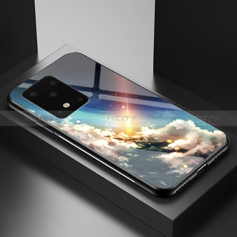 Funda Bumper Silicona Gel Espejo Patron de Moda Carcasa LS1 para Samsung Galaxy S20 Plus