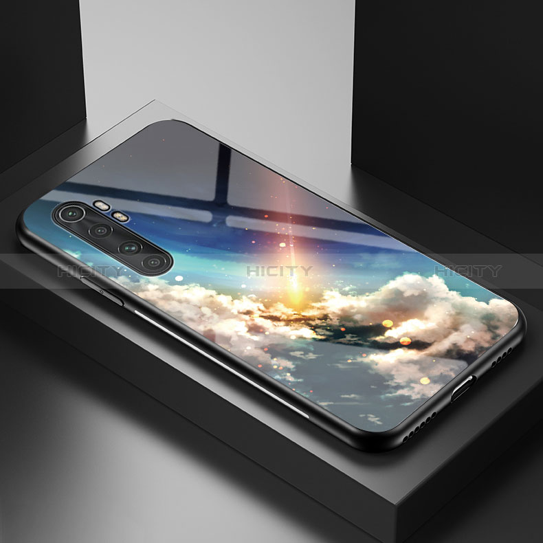 Funda Bumper Silicona Gel Espejo Patron de Moda Carcasa LS1 para Xiaomi Mi Note 10 Lite