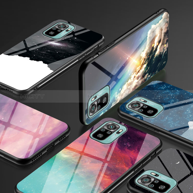 Funda Bumper Silicona Gel Espejo Patron de Moda Carcasa LS1 para Xiaomi Redmi Note 10 4G