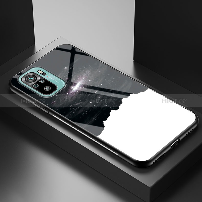 Funda Bumper Silicona Gel Espejo Patron de Moda Carcasa LS1 para Xiaomi Redmi Note 10 4G