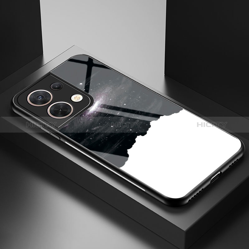 Funda Bumper Silicona Gel Espejo Patron de Moda Carcasa LS1 para Xiaomi Redmi Note 13 Pro 5G
