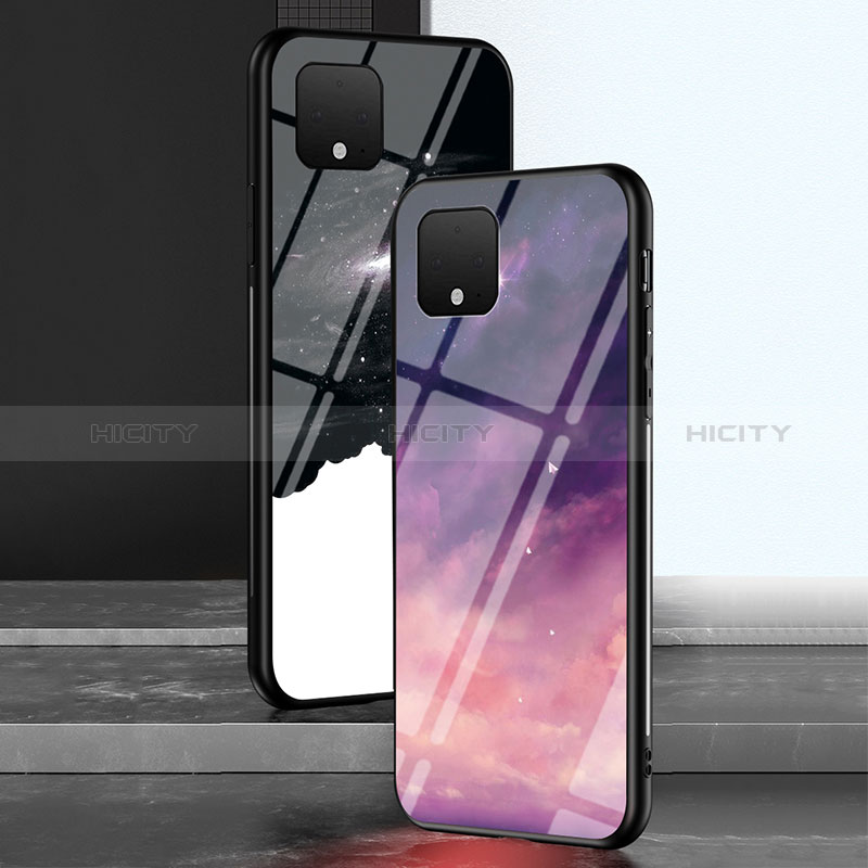 Funda Bumper Silicona Gel Espejo Patron de Moda Carcasa LS2 para Google Pixel 4 XL