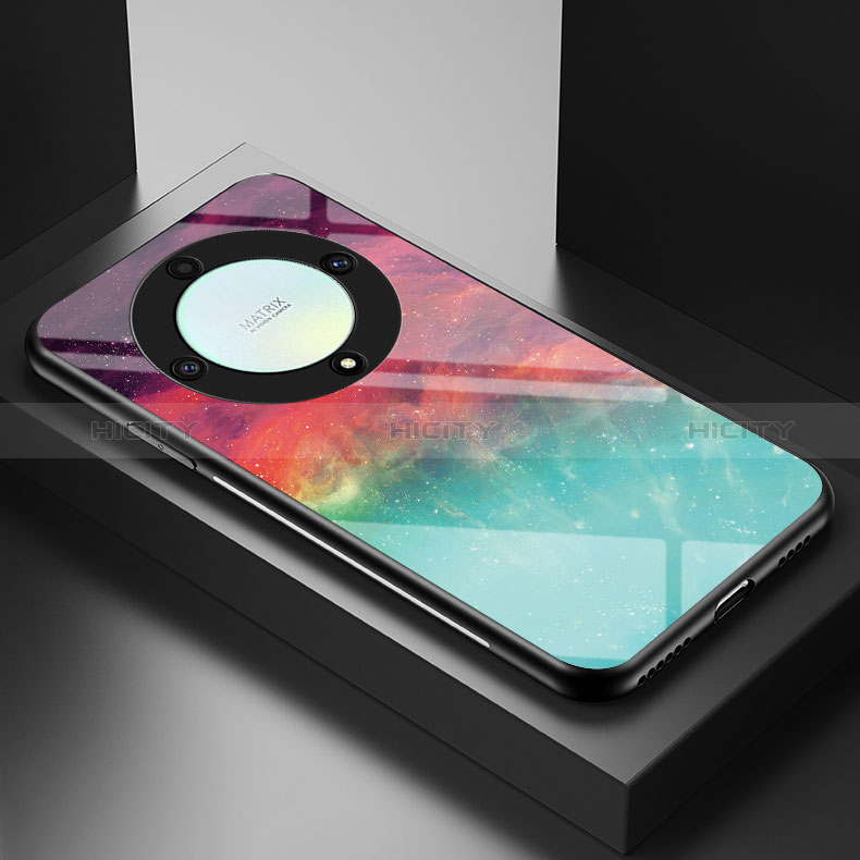 Funda Bumper Silicona Gel Espejo Patron de Moda Carcasa LS2 para Huawei Honor Magic5 Lite 5G