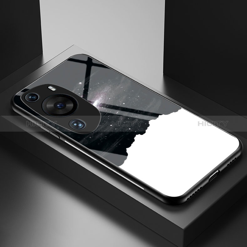 Funda Bumper Silicona Gel Espejo Patron de Moda Carcasa LS2 para Huawei P60 Art