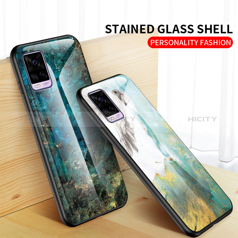 Funda Bumper Silicona Gel Espejo Patron de Moda Carcasa LS2 para Vivo V20