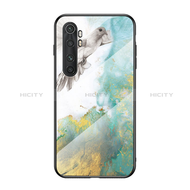 Funda Bumper Silicona Gel Espejo Patron de Moda Carcasa LS2 para Xiaomi Mi Note 10 Lite