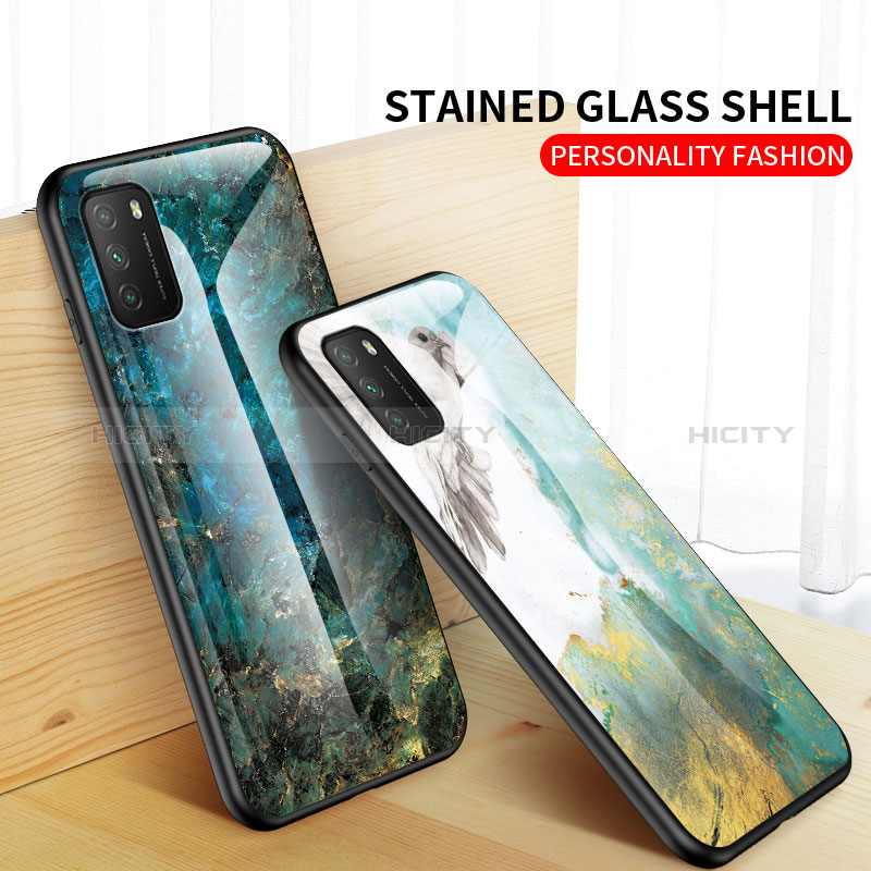 Funda Bumper Silicona Gel Espejo Patron de Moda Carcasa LS2 para Xiaomi Poco M3