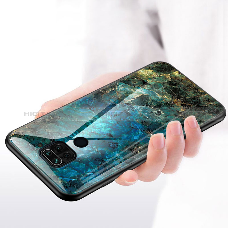 Funda Bumper Silicona Gel Espejo Patron de Moda Carcasa LS2 para Xiaomi Redmi 10X 4G