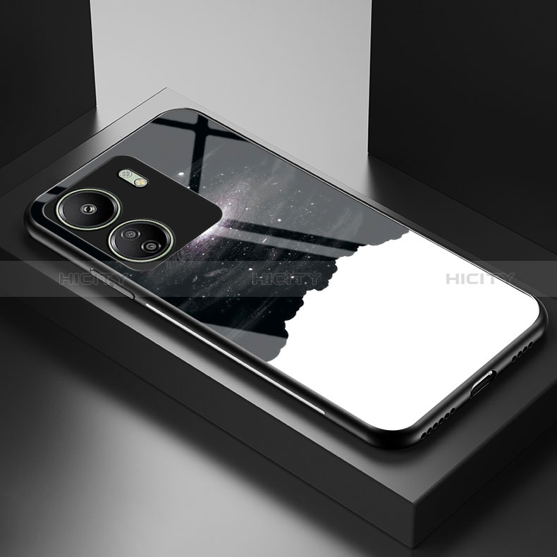 Funda Bumper Silicona Gel Espejo Patron de Moda Carcasa LS2 para Xiaomi Redmi 13C