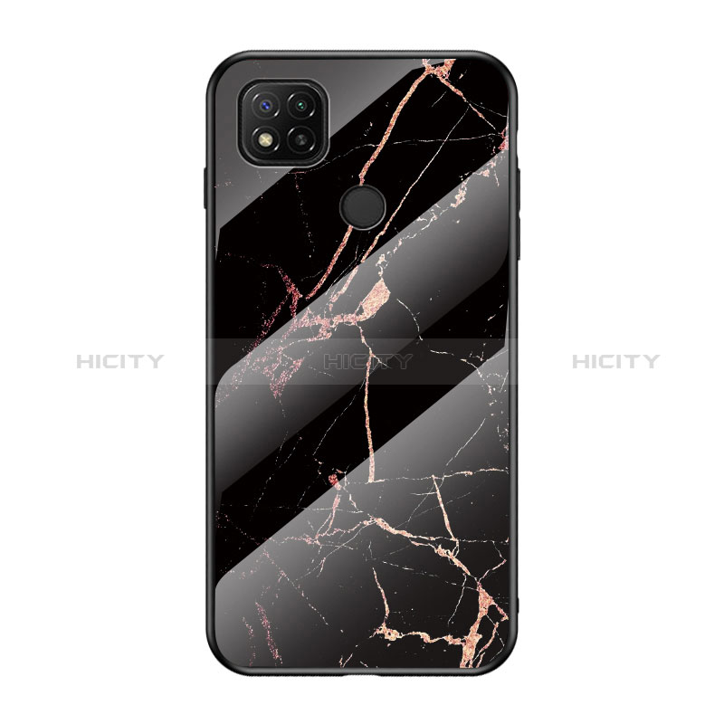 Funda Bumper Silicona Gel Espejo Patron de Moda Carcasa LS2 para Xiaomi Redmi 9 India