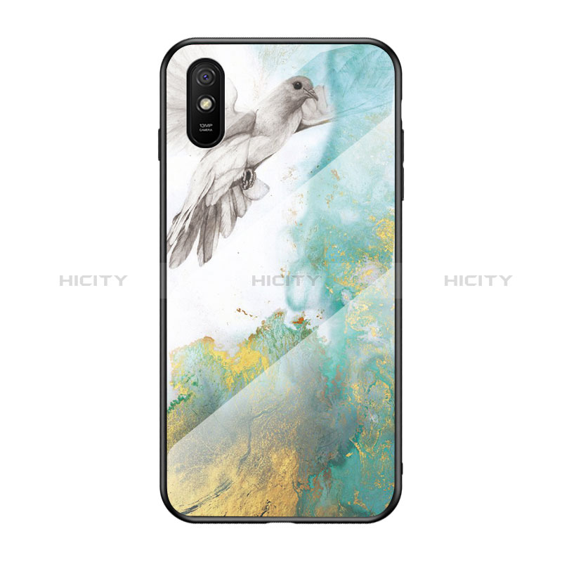 Funda Bumper Silicona Gel Espejo Patron de Moda Carcasa LS2 para Xiaomi Redmi 9AT