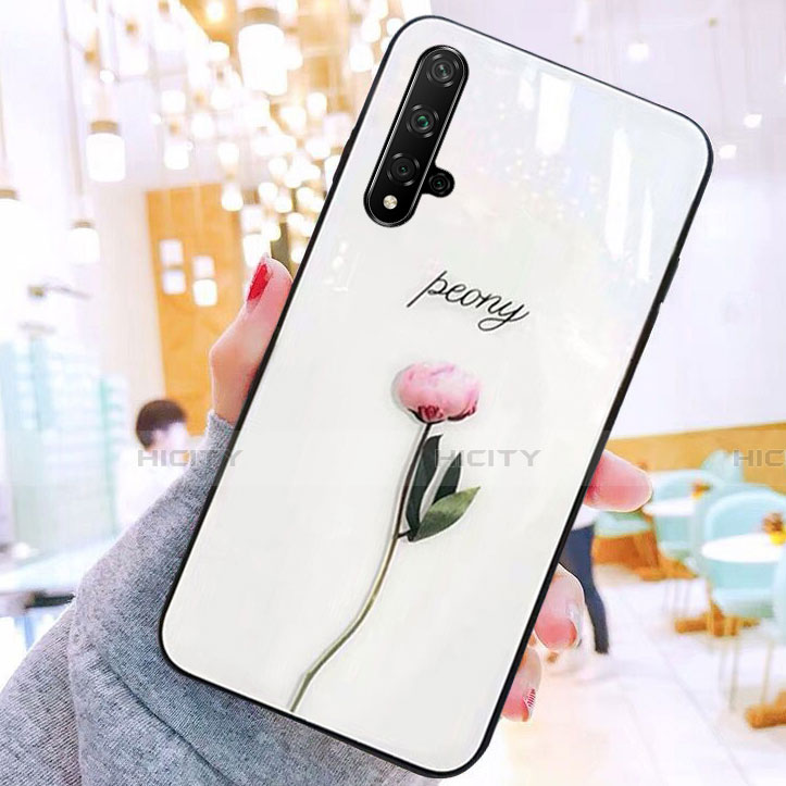 Funda Bumper Silicona Gel Espejo Patron de Moda Carcasa M01 para Huawei Nova 5T