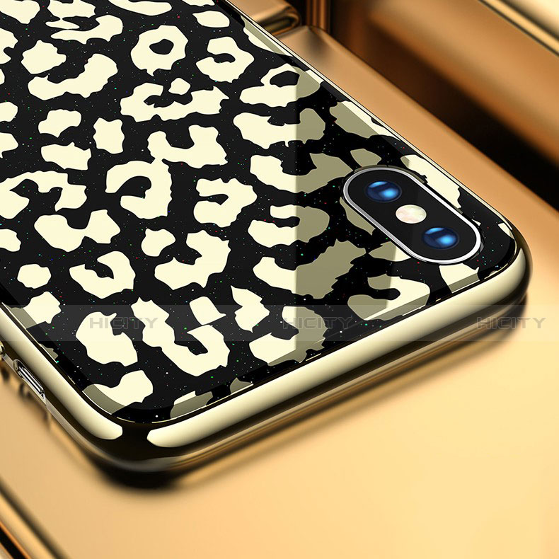 Funda Bumper Silicona Gel Espejo Patron de Moda Carcasa para Apple iPhone X