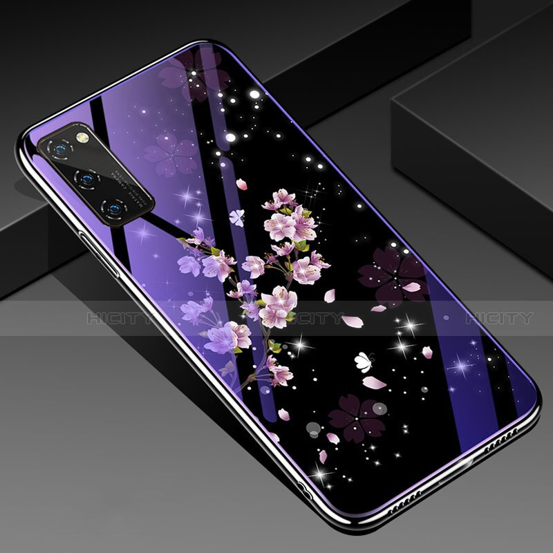 Funda Bumper Silicona Gel Espejo Patron de Moda Carcasa para Huawei Honor V30 Pro 5G