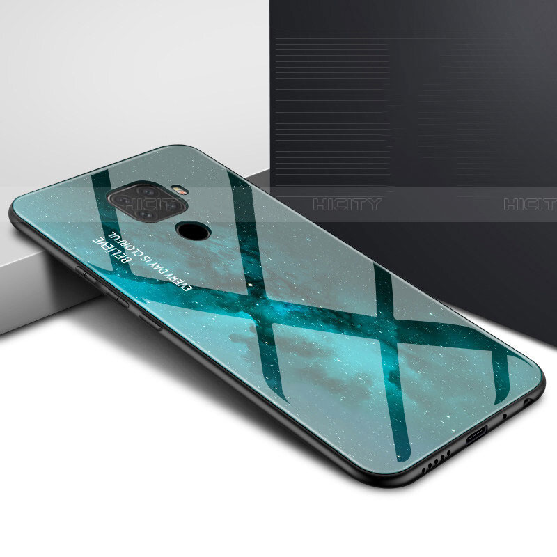 Funda Bumper Silicona Gel Espejo Patron de Moda Carcasa para Huawei Mate 30 Lite