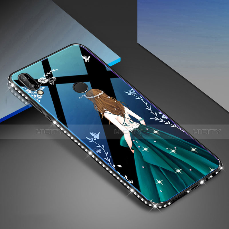 Funda Bumper Silicona Gel Espejo Patron de Moda Carcasa para Huawei Nova 3e Multicolor