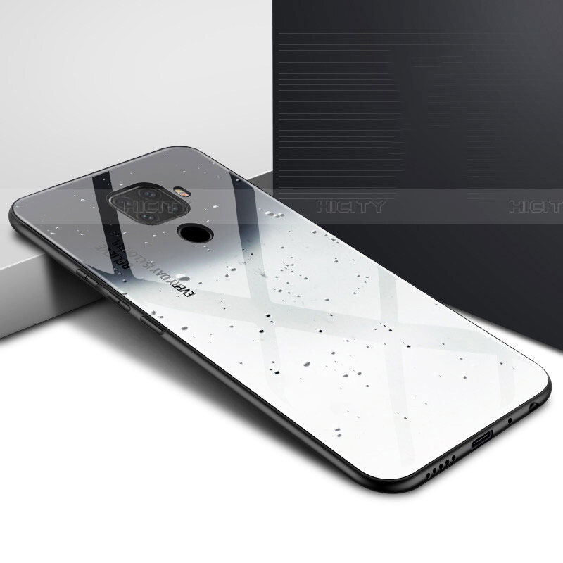 Funda Bumper Silicona Gel Espejo Patron de Moda Carcasa para Huawei Nova 5i Pro