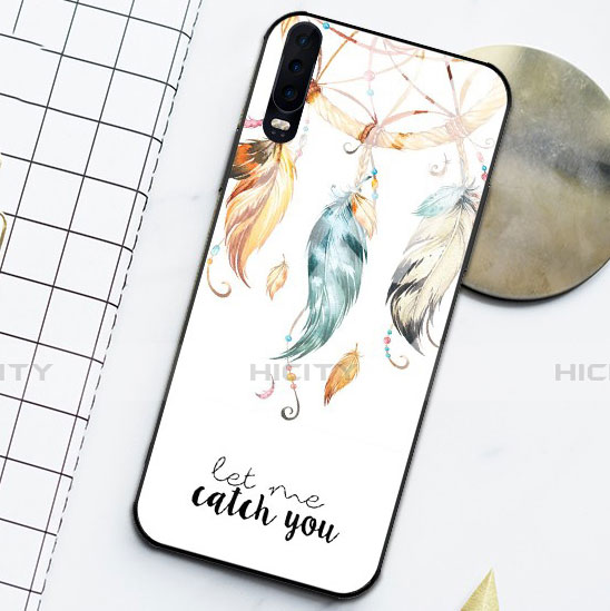 Funda Bumper Silicona Gel Espejo Patron de Moda Carcasa para Huawei P30